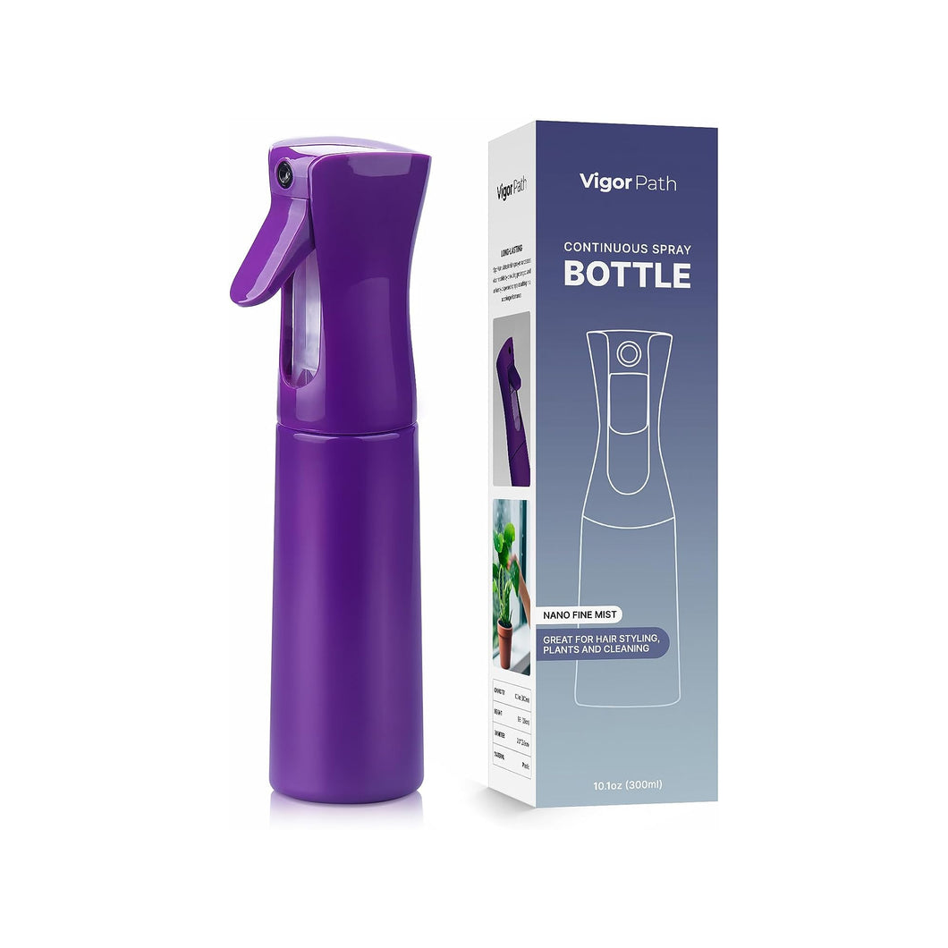 Continuous Spray Bottle with Ultra Fine Mist - Purple