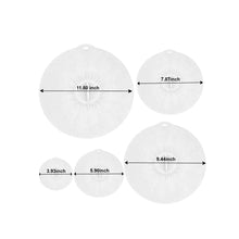 Load image into Gallery viewer, Set of 5 Silicone Lids - Includes 5 Sizes(XS, S, M, L, XL) BPA-Free (Transparent White)
