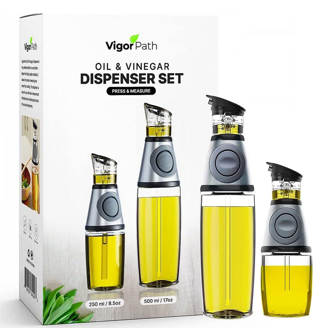 Olive Oil and Vinegar Dispenser (Variety Pack - 250ml & 500ml)